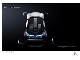 Peugeot Fractal - indukční dobíjení
