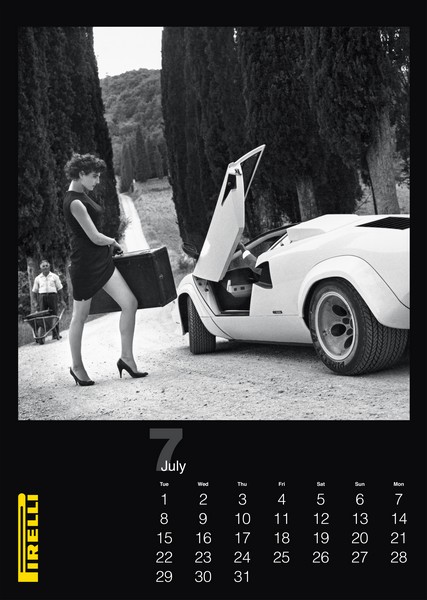 Kalendář Pirelli 2014 s tajemstvím roku 1986