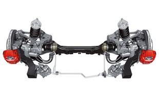 Zadní náprava Porsche Turbo S