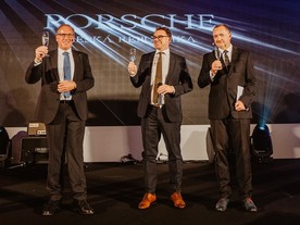 Porsche 30 let - Jednatelé Franz Pommer, Christian Grün a Jan Hurt