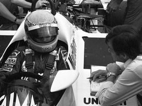 Hans Mezger a Niki Lauda ve Weissachu, 1983