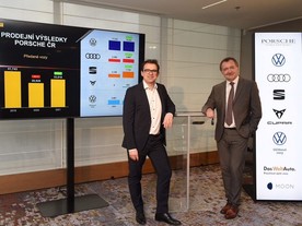 Porsche ČR - bilance 2021 - jednatelé Christoph Grün a Jan Hurt