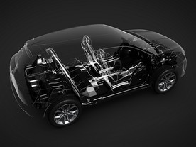 Koncept elektromobilu s akumulátory