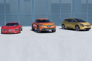 Nový styl Renaultu ukazují koncepty De Zir, Captur a R-Space  