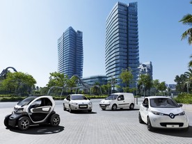 Čtyři elektromobily Renaultu