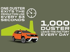 Dacia Duster - 2 000 000 dodaných vozů