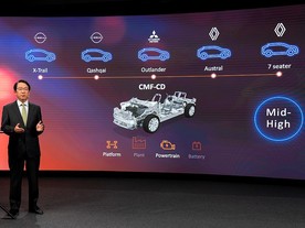Aliance 2030 - president Mitsubishi Motor Takao Kato vysvtluje použití platformy CMF-CD