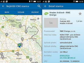 RWE aplikace CNG