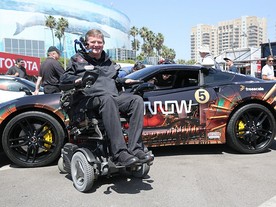Sam Schmidt a Corvette C7 Stingray SAM Car