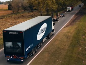 Samsung Transparent Safety Truck