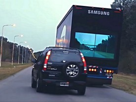 Samsung Transparent Safety Truck