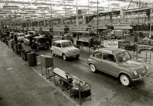 Seat - výroba modelu 600