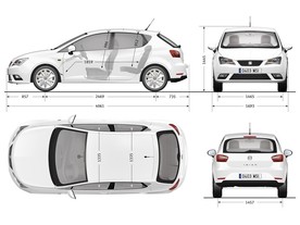 Seat Ibiza 5D model 2012