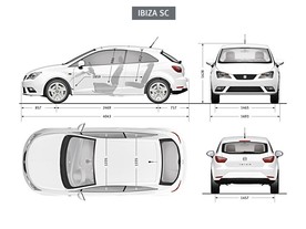 Seat Ibiza SC model 2012