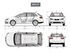 Seat Ibiza ST model 2012