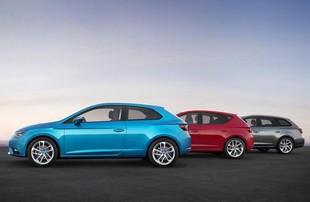 Tři karosářské varianty Seatu Leon