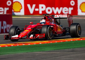 Sebastian Vettel s Ferrari SF15-T 