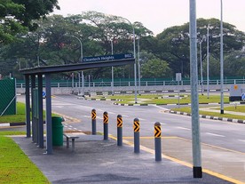 Singapur CETRAN - Bus stop