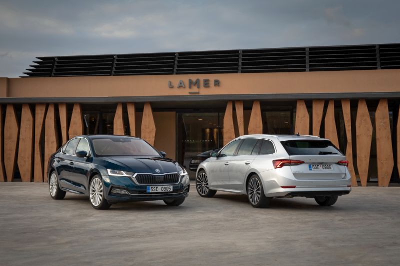 Škoda Octavia v plném lesku