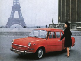 Škoda 1000 MB v Paříži 1964