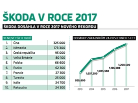 Škoda v roce 2017