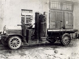 Zkušební vůz Laurin & Klement s generátorem na plyn, 1919