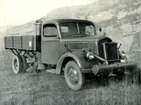 Škoda 256 G s generátorem na plyn