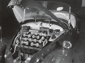 Škoda Puck - akumulátory Varta-Ferak, 1941  