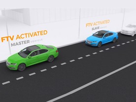 Spolupráce Škoda Auto a VŠB - TU Ostrava na projektu pro automatickou jízdu v konvoji Follow the Vehicle