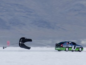 Rekordní jízda Škoda Octavia vRS v Bonneville