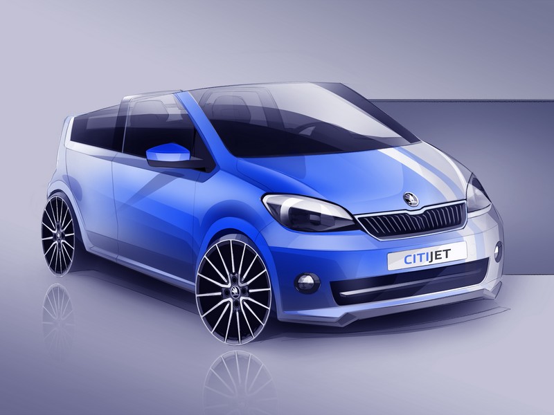 Škoda CitiJet: učni ve Škoda Auto staví auto snů
