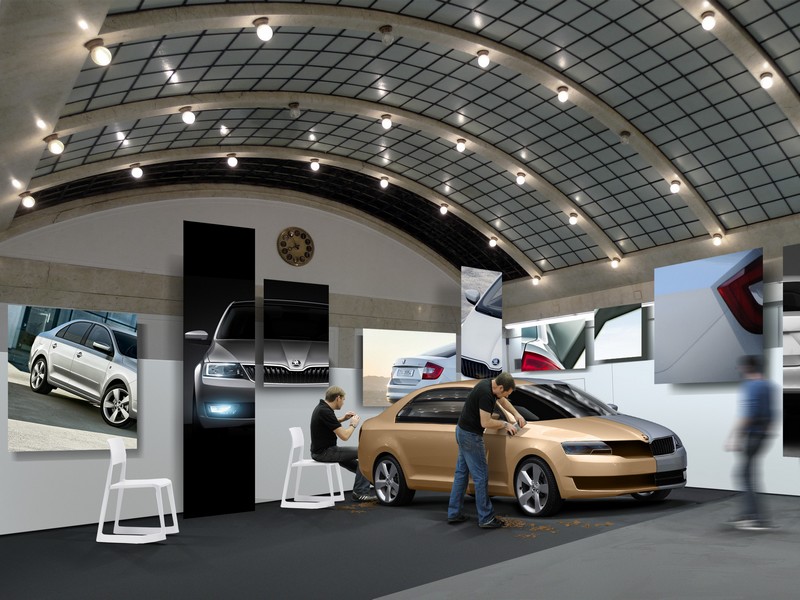 Škoda Rapid na festivalu designu Designblok 2012