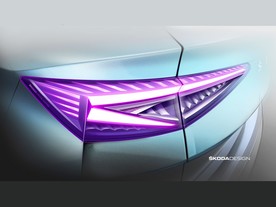 Škoda Enyaq iV  - zadní LED svítilny