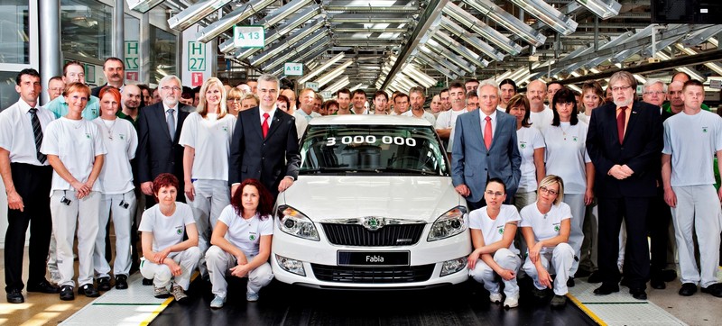 Třímiliontá Škoda Fabia