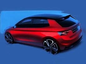 Škoda Fabia 4 Monte Carlo - skica