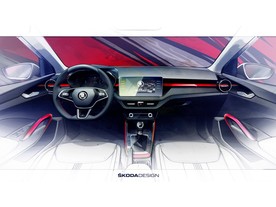 Škoda Fabia 4 Monte Carlo - skica