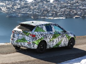 Škoda Fabia IV - testy kolem Zell am See
