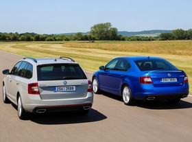 Škoda Octavia RS a Octavia Combi RS v Goodwoodu