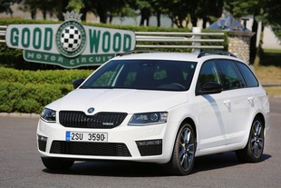 Škoda Octavia Combi RS v Goodwoodu