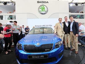 Škoda Octavia RS v Goodwoodu