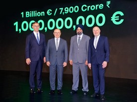 Zleva: Alan Favey, Bernhard Maier, Gurpratap Boparai a Klaus-Dieter Schürmann 