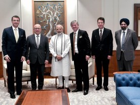 Vedení společnosti se setkalo s indickým ministerským předsedou Nárendrou Módím