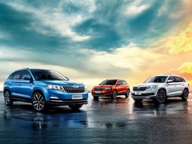 SUV Škoda pro čínský trh: Kamiq, Karoq L a Kodiaq