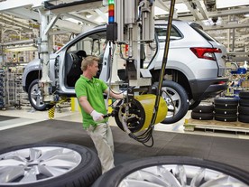 Zahájena výroba kompaktního SUV Škoda Karoq 