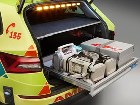 Škoda Kodiaq v komplexní úpravě pro potřeby Zdravotnické záchranné služby