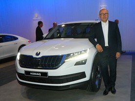 Bernhard Maier a Škoda Kodiaq v Paříži