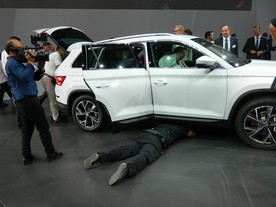 Škoda Kodiaq zajímala novináře do nejmenších detailů