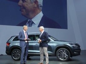 Člen představenstva Škoda Auto odpovědný za technický vývoj Christian Strube a Raymond Roche