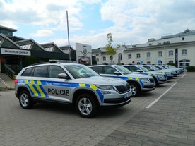 V Mladé Boleslavi byly předány první vozy Kodiaq a Superb Combi pro potřeby Policie ČR