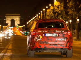 Škoda Kodiaq se představila při Tour de France